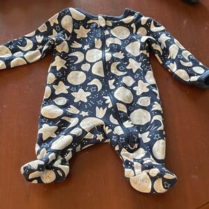 Wonder Nation Blue Celestial Kids Footie